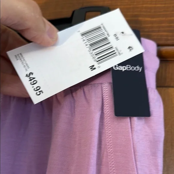 GAP Pink Pajama Soft Knit Relaxed Fit Lounge Pants - Picture 3 of 4